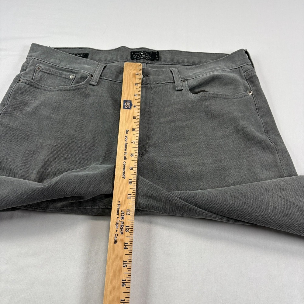 Lucky Brand Jeans Mens 36x32 Gray 363 Vintage Straight Leg Denim - Picture 6 of 11